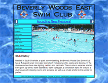 Tablet Screenshot of bweswimclub.com